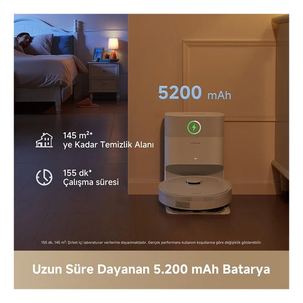 Dreame L40 Plus Çöp İstasyonlu Akıllı Robot Süpürge - Görsel 7