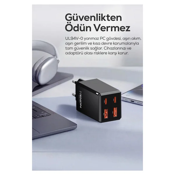 Xenon Smart X6425 65 W Type-C Kablolu Hızlı Şarj Aleti - Görsel 6