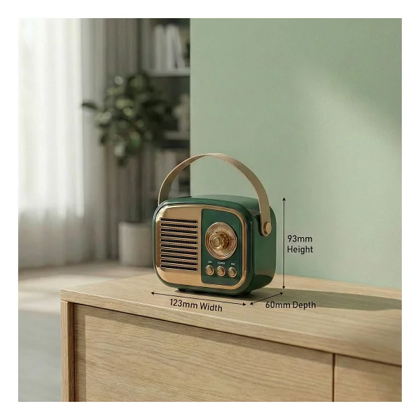 Mikado Md-24bt Yeşil Bluetooth Hoparlör - Görsel 2