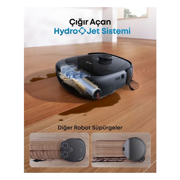 Anker Eufy Omni E28 Halı Ve Koltuk Yıkama + Çöp İstasyonlu Akıllı Robot Süpürge - Görsel 3
