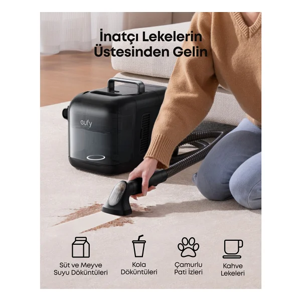 Anker Eufy Omni E28 Halı Ve Koltuk Yıkama + Çöp İstasyonlu Akıllı Robot Süpürge - Görsel 5