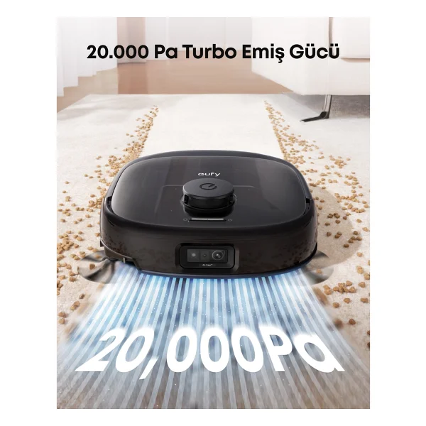 Anker Eufy Omni E28 Halı Ve Koltuk Yıkama + Çöp İstasyonlu Akıllı Robot Süpürge - Görsel 7