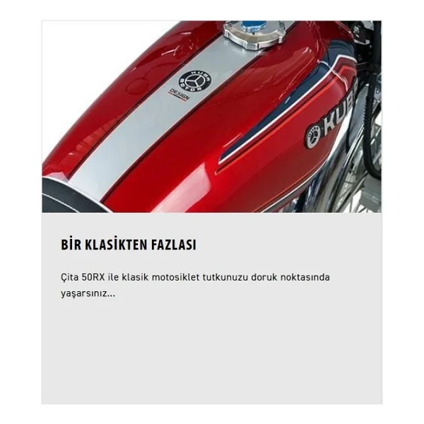 Kuba Çita 50-RX Motosiklet - Görsel 2