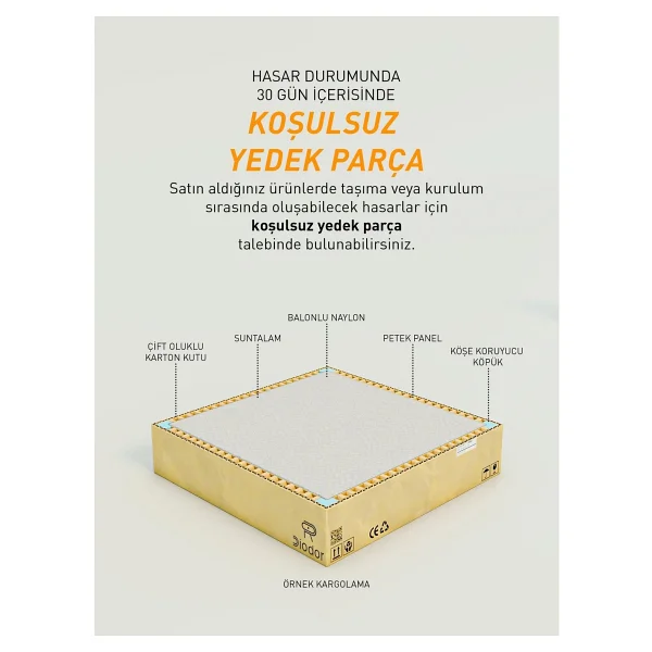 Montenero Country 2 Çekmeceli Komodin - Görsel 9
