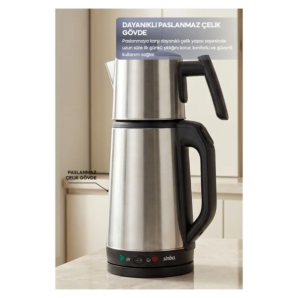 Sinbo Stm-5850 1500 W Çelik Çay Makinesi - Görsel 5