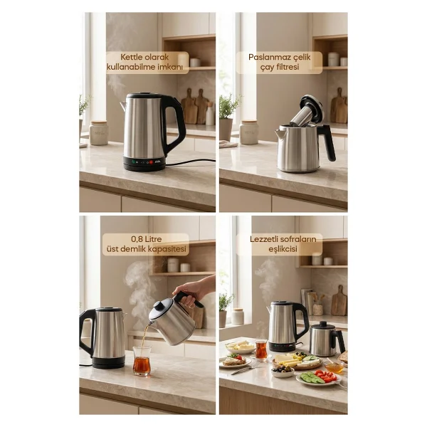 Sinbo Stm-5850 1500 W Çelik Çay Makinesi - Görsel 8