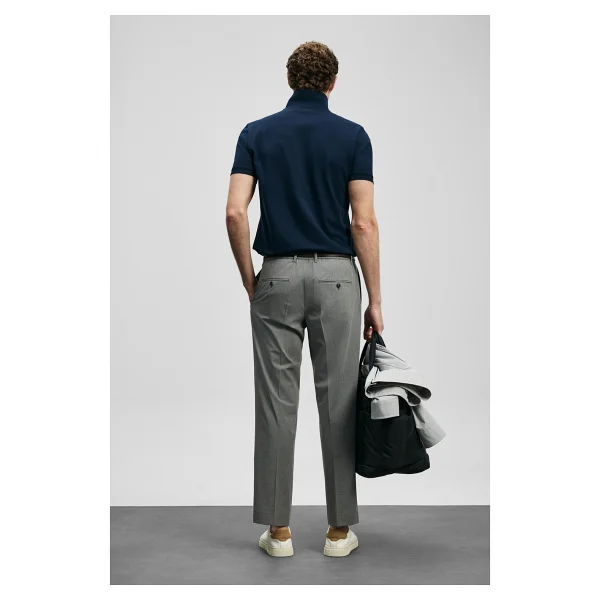 Lufian Laon Smart Regular Fit Lacivert Kısa Kollu Polo Yaka Erkek Tişört - Görsel 6