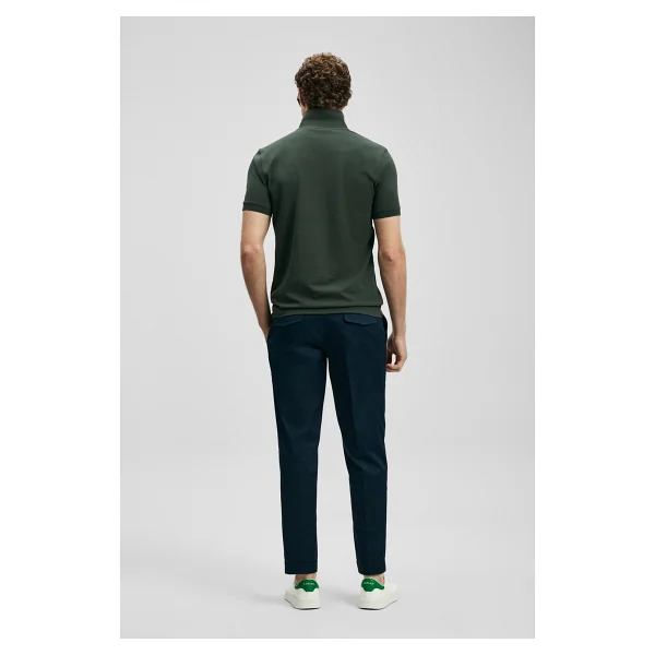 Lufian Laon Smart Regular Fit Haki Kısa Kollu Polo Yaka Erkek Tişört - Görsel 6