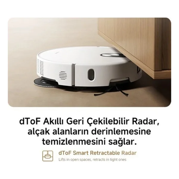 Xiaomi Vacuum 5 Çöp İstasyonlu Akıllı Robot Süpürge - Görsel 5
