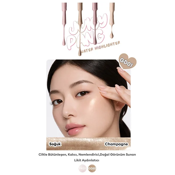 Missha Apieu Juicy-Pang Water Gd01 Likit Highlighter - Görsel 2