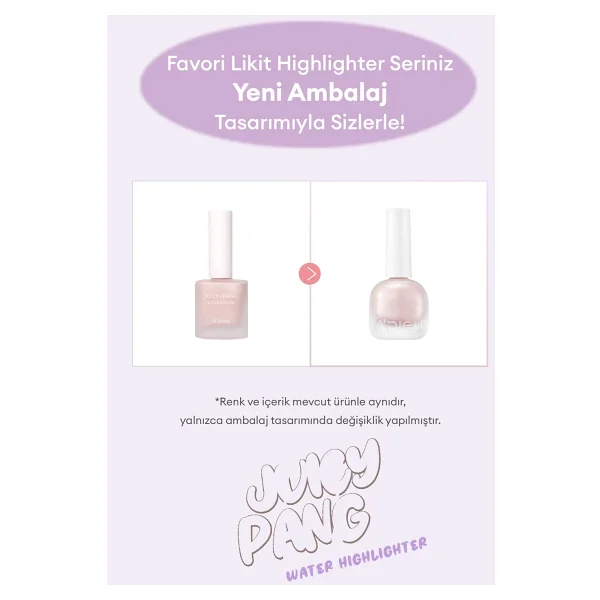 Missha Apieu Juicy-Pang Water Gd01 Likit Highlighter - Görsel 6