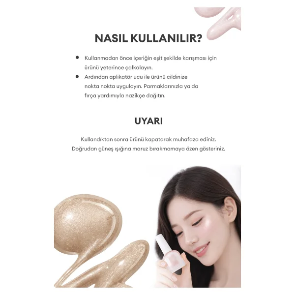 Missha Apieu Juicy-Pang Water Gd01 Likit Highlighter - Görsel 7