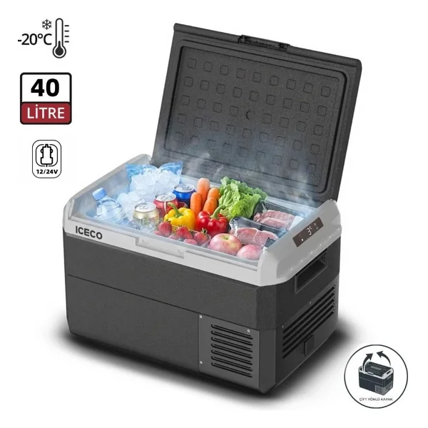 Iceco Mcd40d 12/24 V 40 Lt Kompresörlü Araç Buzdolabı - Görsel 2