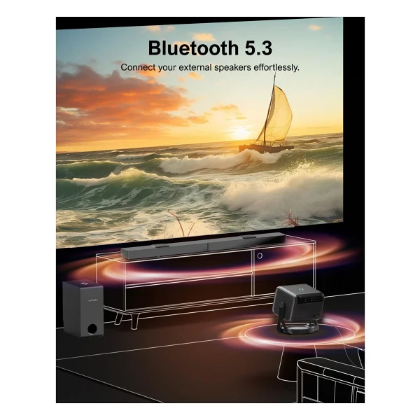 Ultimea Nova C40 600 Lümen Wi-Fi 4K Projeksiyon Cihazı - Görsel 7