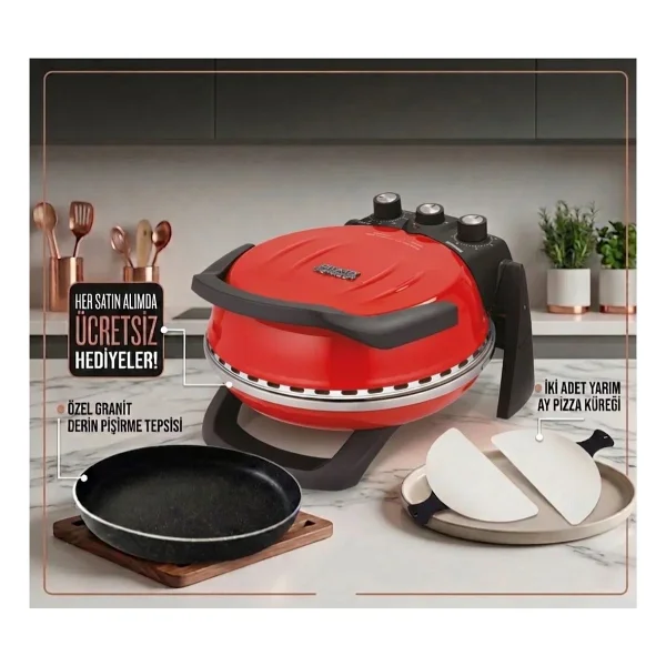 Erato Taşfırınım Pizza Makinesi - Görsel 3