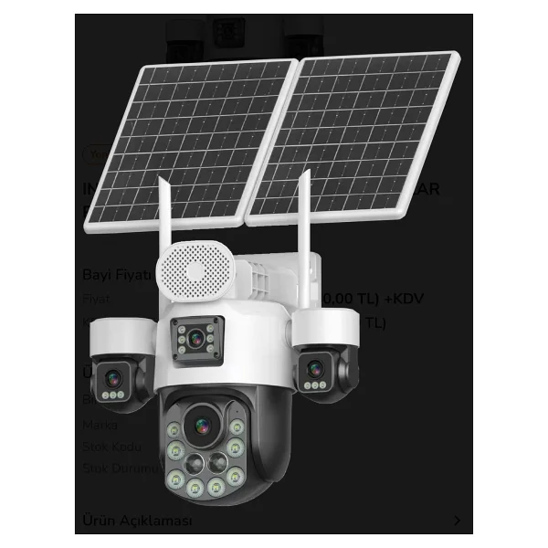 Inox Digital Inox-X25 Speed Dome Full HD 2 Mp Solar Güvenlik Kamerası - Görsel 4