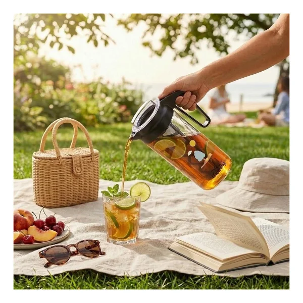 Any Morning Cgj054 Soğuk Demleme Kahve Ve Çay Sürahisi 1300 Ml - Görsel 2