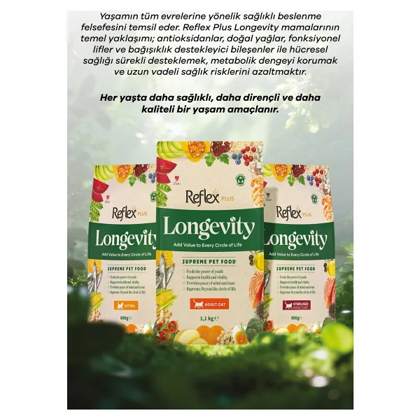 Reflex Plus Longevity 800 Gr Yavru Kedi Maması - Görsel 8