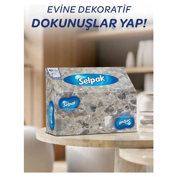 Selpak 80'li 10 Adet El Ve Yüz Havlusu - Görsel 6