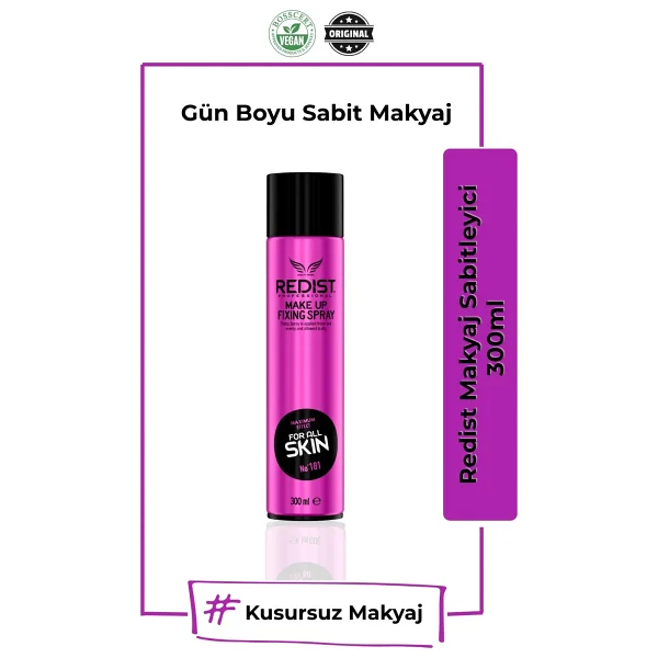 Redist No:181 300 Ml Makyaj Sabitleyici Sprey - Görsel 6