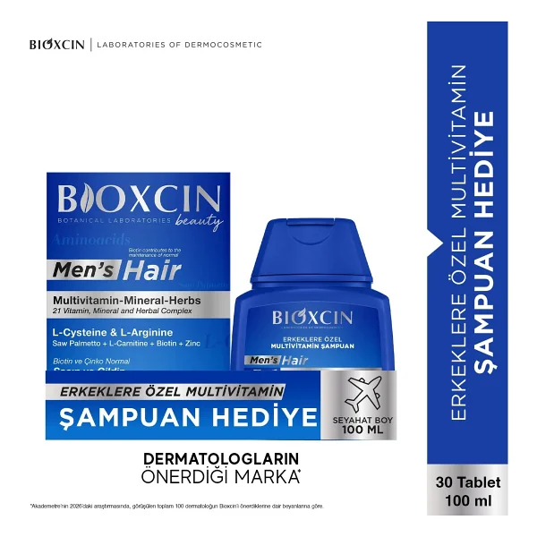 Bioxcin Men's Hair 30 Tablet - Görsel 10