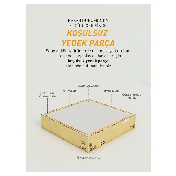 Montenero K3 2 Çekmeceli Komodin - Görsel 10
