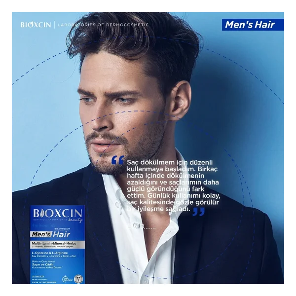 Bioxcin Men's Hair 30 Tablet - Görsel 8
