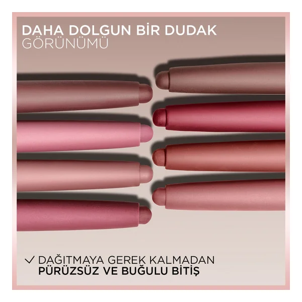 L'oreal Paris Blurfiller 530 Bordeaux Bisous Dudak Kalemi - Görsel 5