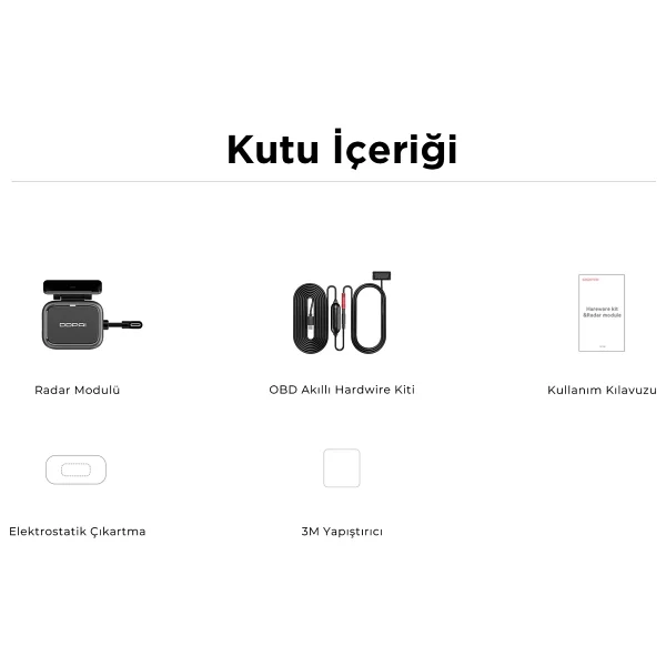 Ddpai N5 Dual Uyumlu Radar Modülü - Görsel 10