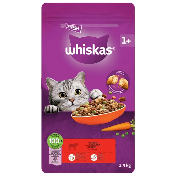 Whiskas Biftekli Ve Sebzeli 1.4 Kg Yetişkin Kedi Maması - Görsel 5