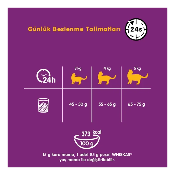 Whiskas Biftekli Ve Sebzeli 1.4 Kg Yetişkin Kedi Maması - Görsel 6