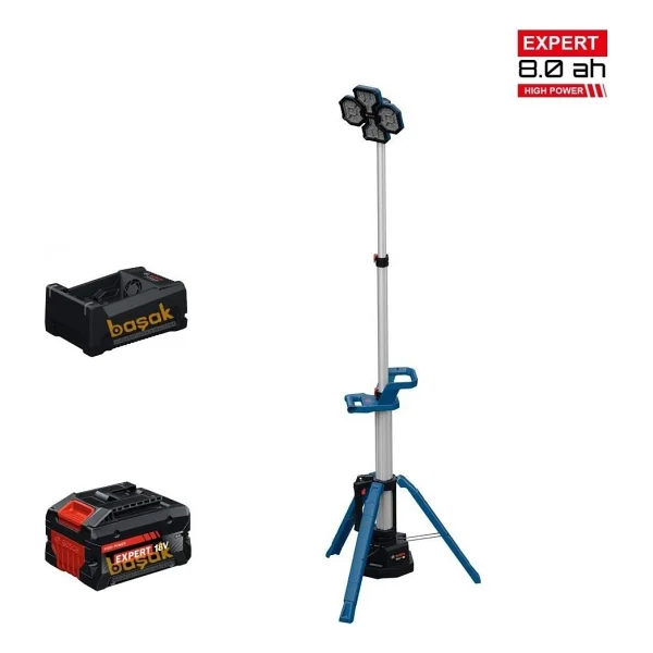 Bosch Glt 18v-5000 Akülü Şantiye Projektörü - Görsel 3