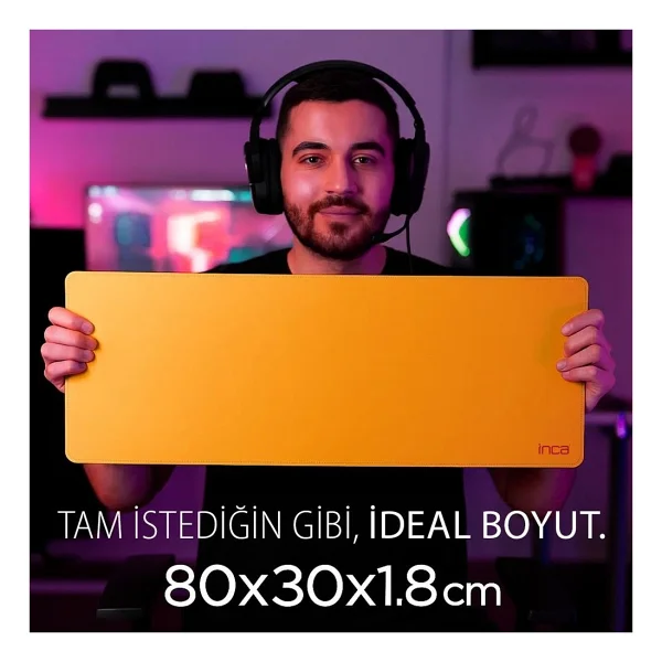 Inca Imp-019ks Gamıng Mat Deri 800x300 Mm XL Mousepad - Görsel 4