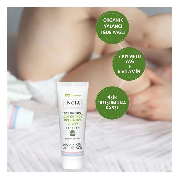 Incia Yalancı İğde Yağlı Pişik Önleyici Jel Krem 60 Ml - Görsel 7