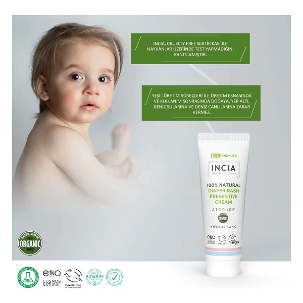 Incia Yalancı İğde Yağlı Pişik Önleyici Jel Krem 60 Ml - Görsel 9