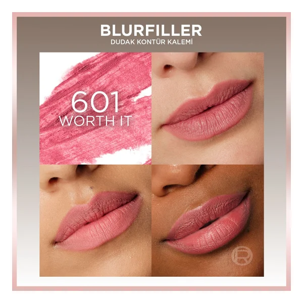 L'oreal Paris Blurfiller 601 Worth It Dudak Kalemi - Görsel 3