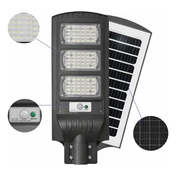 Forlife 300watt Güneş Enerjili Solar Premium Sokak Yol Ve Bahçe Aydınlatma Lambası - Görsel 6