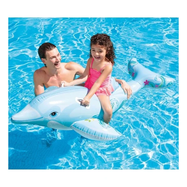 Intex 58535 175x66 Cm Yunus Balığı Binici - Görsel 2