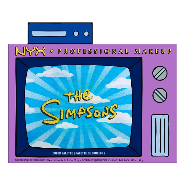 Nyx Professional Makeup Simpsons Koleksiyonu Simpsons Family Renkli Far Paleti - Görsel 6