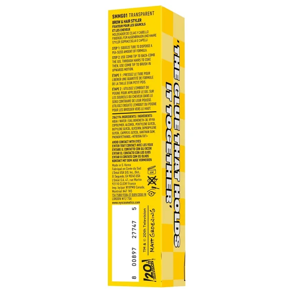 Nyx Professional Makeup Simpsons Mega Glue Şeffaf Kaş Ve Saç Sabitleyici - Görsel 8