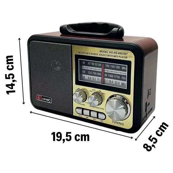 Nns Ns-8897 Nostaljik Radyo - Görsel 4