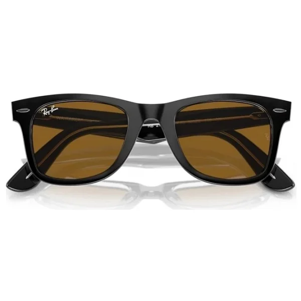 Ray-Ban Wayfarer 2140 129433 Black/Transparent-Brown Güneş Gözlüğü - Görsel 7