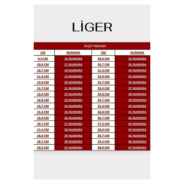 Liger Erkek Büyük Numara Rahat Kalıp Spor Ayakkabı (45-46-47) Füme - Görsel 6