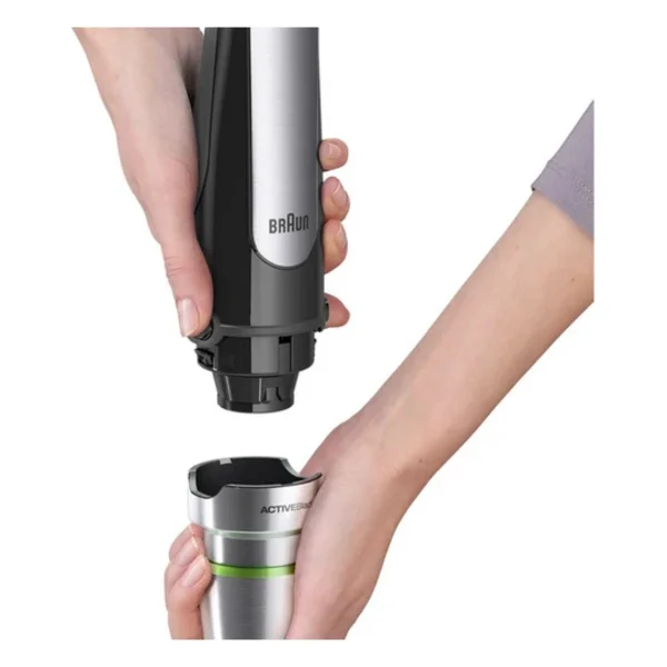 Braun Multi Quick 1000 W Çoklu Set Blender + Dijital Mutfaktartısı Hediye - Gri - Siyah - Görsel 5