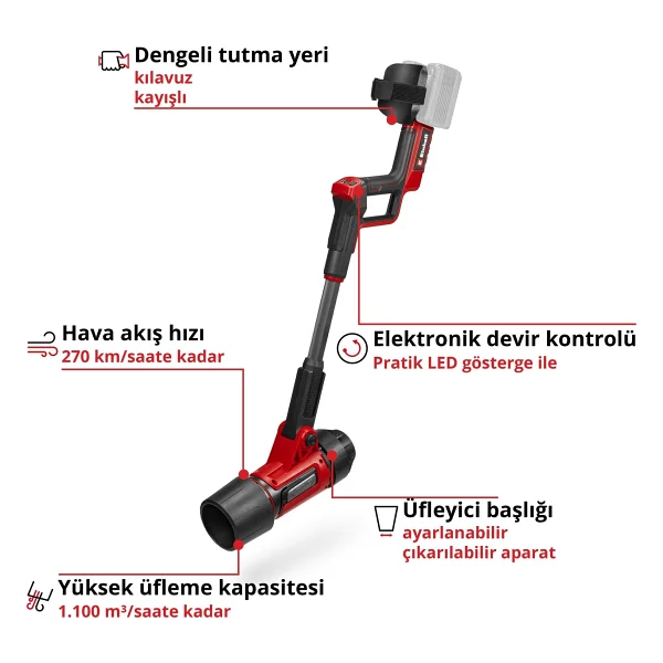 Einhell Gp-Lb 36/270 Li E Bl Aküsüz Üfleme Makinesi - Görsel 3