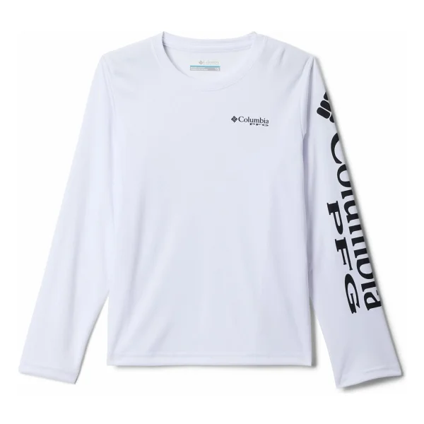 Columbia Terminal Tackle Çocuk Teknik Uzun Kollu T-Shirt - Beyaz - Görsel 6