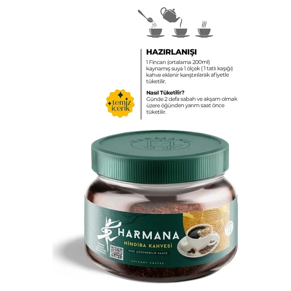 Harmana Hindiba Kahvesi 60 Kullanım 150 Gr - Görsel 2