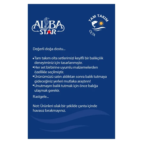 Alba Star Tts010 Tam Takım Surf Usta Olta Seti - Görsel 3