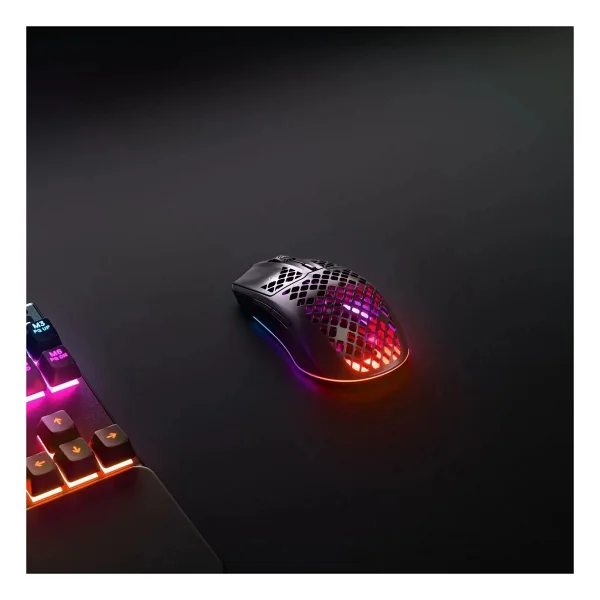 Steelseries Aerox 3 Onyx RGB Şarjlı Ergonomik Optik Kablosuz Oyuncu Mouse - Görsel 10