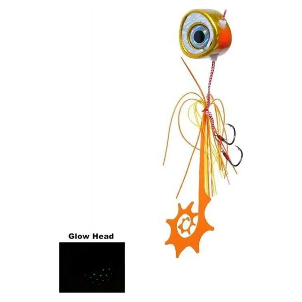 Fujin Salty Rubber 40gr Gr Serisi Tai Rubber Set 10 Orange Glow 3d Eye - Görsel 3